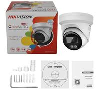 G3 HIKVISION 4POE 4CH NVR AI ColorVu+IR 3.0 MIC&Speaker 4K 8MP IP CAMERA Systems