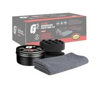 G3 Pro SuperGloss Paste Wax 2.0 - High Gloss Car Wax with Carnauba | Up to 6 Months Protection | Easy Application & Buffing | Includes Applicator Pad & Microfibre Cloth (7266)