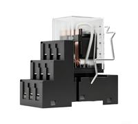 G30F 30A Intermediate Switch, Silver Alloy Contacts DC 12V/24V & 220V, | Flame-Retardant Base CNC Lathe Electrical Panel, Black