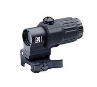 G33/G43/G45 3X/5X Riflescope Magnifier, Holographic View, 3x/5X Mirror Magnifier, Folding Side Adjustment with Switch by Side Quick Detachable QD Mount