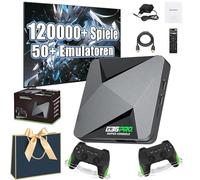 G36 Pro Retro Game Console, Built-in 65000/100000 Games,50 Emulators, 4K HD with 2.4g Wireless Controllers, Plug & Play for TV/PC/Projector(256G)
