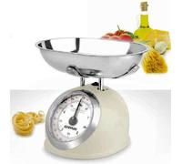 G3Ferrari G2000300 Aska Mechanical Kitchen Scales Retro Style 5 Kg CREAM