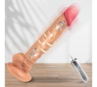 G3k-9.5 inches Exercise Anil Plug Kit Sturdy Length Powerful Exercise Anil Plug Kit Material Realistic Classic Hands-Free Suction Cup for Men, for Women