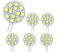 G4 2W LED Bulbs, AC/DC 12-24V, 200lm, Warm White 3000K, 12 x 5050 SMD, Equivalent to 20W Halogen Bulb.