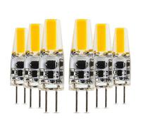 G4 4W 300-400LM LED COB Decorative Warm White Cool White Natural White LED Bi-pin Lights AC 12V/DC 12-24V (6PCS) (Size : Warm White) (Natural White)