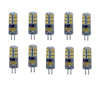 G4 LED Bulb 12v 3W not Dimmable Warm White 3000k AC DC 2835 24 led 180lm Equivalent 20w Halogen Bulb 10pcs