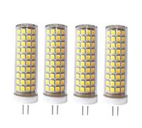 G4 Led Bulbs 12w Replace 100w Halogen Bulb Flicker-Free 360° Beam Angle 1200 ML 85v-265v No Dimmable for Home Office Decoration Illumination(Cool White 6000K,4pack)