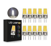 G4 LED Bulbs, 3W G4 Bulb Equivalent 30W Halogen Bulbs, 300LM AC/DC 12V, No Flicker,Natural White 4000K,10 PCS