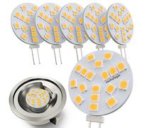 G4 LED Bulbs Warm White 3000K 2W equivalent to JC G4 12V 20W Halogen Capsule Light Bulb 2 Pin Base - Mini 12 Volt 20 Watt LED Bulb for Cooker Hood Extractor Oven - Lamp Bulb 20w/12v Bipin - 6 Pack