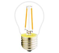 G45 Filament LED Bulb E27 Thread Bulb, 2 W 180 Lumen Replaces 20 W Incandescent Bulb, Not Dimmable Warm White 2700 K, Clear Glass Bulb, Ideal for Nostalgia