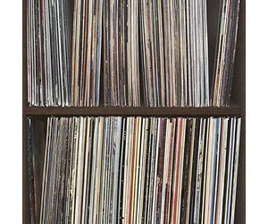 G45385 - Grunge Classic Vinyl Records Multicoloured Galerie Wallpaper