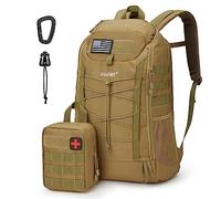 G4Free 45L Military Tactical Backpack Molle Rucksack with Medical Pouch Bag