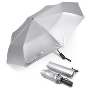 G4Free 46 Inch UPF 50+ UV Protection Folding Umbrella Double Canopy Auto Open Travel Sun Blocking Compact Umbrella