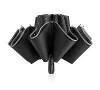 G4Free 54 Inch Large Double Layer Inverted Umbrella, 12 Ribs Compact Windproof Auto Open Folding Umbrella with Reflective Strip for Rain
