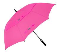 G4Free 55/63/69/72/80 Inch Golf Umbrella Windproof Double Canopy Extra Large Oversize Automatic Open Waterproof Umbrellas(Rose Red, 69 inch)
