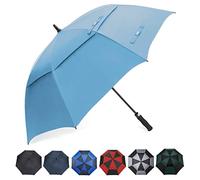 G4Free 55/63/69/72/80 Inch Golf Umbrella Windproof Double Canopy Extra Large Plus Size Automatic Open Waterproof Umbrellas