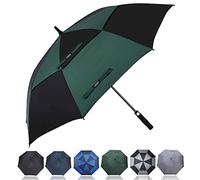 G4Free 55/63/69/72/80 Inch Golf Umbrella Windproof Double Canopy Extra Large Plus Size Automatic Open Waterproof Umbrellas