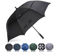 G4Free 55/63/69/72/80 Inch Golf Umbrella Windproof Double Canopy Extra Large Plus Size Automatic Open Waterproof Umbrellas
