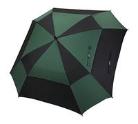 G4Free 62/68 Inch Automatic Open Golf Umbrella Square Double Canopy Stick Windproof Extra Large Vented Umbrellas for Men and Women