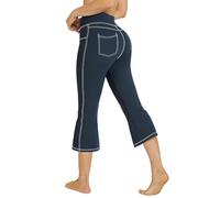 G4Free Bootcut Capri Pants Yoga Pants for Women High Waist Casual Flare Pants with 4 Pockets Petite/Regular/Tall