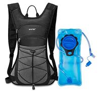G4Free Hydration Backpack Cycling Water Bag Running Pack with PEVA Upgraded 2L Water Bladder for Hiking Biking Walking and Climbing