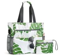 G4Free Large Beach Bag for Women Waterproof Sandproof Beach Tote Bag with Makeup Bag Zipper Pocket