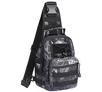 G4Free Lightweight Tactical Chest Backpack Tactical Sling Backpack Military Shoulder Bag EDC Chest Bag for Outdoor Sports Camping Hiking, jungle camouflage, 7L, Suitcase