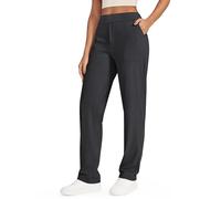 G4Free ShiftReady Trousers for Women UK Straight Leg | Ladies Work Office Trousers with Pockets, Stretch High Waisted Smart Trousers, Casual Pull On Dress Yoga Pants