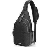 G4Free Sling Bag Backpack Anti Theft Chest Shoulder Bag Crossbody Gym Daypack with Earphone Hole for Outdoor Cycling Travel Hiking Men Women