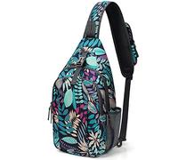 G4Free Sling Bag Backpack Anti Theft Chest Shoulder Bag Crossbody Gym Daypack with Earphone Hole for Outdoor Cycling Travel Hiking Men Women