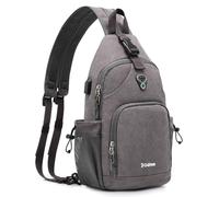 G4Free Sling Bag Crossbody Backpack with Charging Port & RFID Blocking Hiking Daypack Shoulder Chest Bag for Women Men