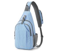 G4Free Sling Chest Bag RFID Crossbody Backpack Shoulder Bag with Earphone Hole