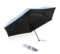 G4Free Travel Folding Umbrella Compact Ultralight Carbon Fiber Super Slim Small Mini UV Sun Umbrellas - Weighs Only 4 oz