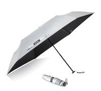 G4Free Travel Folding Umbrella Compact Ultralight Carbon Fiber Super Slim Small Mini UV Sun Umbrellas - Weighs Only 4 oz