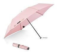 G4Free Travel Folding Umbrella Compact Ultralight Carbon Fiber Super Slim Small Mini UV Sun Umbrellas - Weighs Only 4 oz