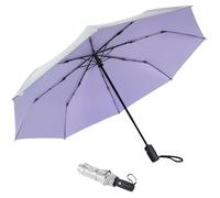G4Free UPF 50+ UV Protection Mini Travel Umbrella 42 Inch Sun Blocking Folding Umbrella