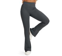 G4Free Women's Leggings Mini Flare Yoga Pants High Waisted Flare BareFeel Sport Leggings Tummy Control Petite/Regular/Tall for Casual Work