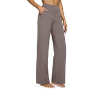 G4Free Yoga Dress Pants with Pockets Wide Leg Trousers for Women High Waist Stretch Work Business Casual Tummy Control Sweatpants Petite/Regular/Tall