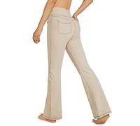 G4Free Yoga Pants for Women Denim Style High Waist Flared Leggings Stretch Trousers with 4 Pockets Petite/Regular/Tall