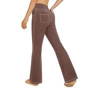 G4Free Yoga Pants for Women High Waist Flare Leggings Work Stretchy Flare Pants Denim Style with 4 Pockets Petite/Regular/Tall