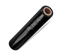 G4GADGET 1 Roll Black Pallet Wrap (400mm x 150m) | Heavy Duty Stretch Film for Packing & Moving | Tear-Resistant & Waterproof Shrink Wrap for Secure Wrapping & Storage