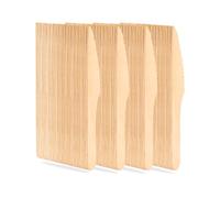G4GADGET 1000x Wooden Knives Disposable Biodegradable Birch Wood Utensils for Parties, Picnics, Weddings, BBQs, and Events