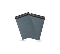 G4GADGET 100pcs Grey Parcel Bags 12x16 | Large Postage Mailing Bags for Clothes Vinted | Strong Self Seal Shipping Packaging Bags | Waterproof Postal for Posting, Delivery & Mailers