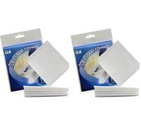 G4GADGET 10PCS Disposable Toilet Seat Covers, Flushable & Biodegradable for Kids & Adults, Travel-Friendly Public Restroom Protector, Ideal for Camping, Airplane, and Potty Training (Pack of 2)