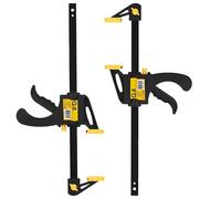 G4GADGET 12-Inch (305mm) Ratchet Bar F Clamp, 70KG Force with Quick Release, 2 Pack, 440mm Spreader, One-Handed Woodworking Clamp Set - Ideal for Woodworking, DIY, Crafts