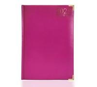 G4GADGET 2025 A5 Week To View Purple Diary Week On Two Pages Weekly Diary For Home and Office Use Desk Diary