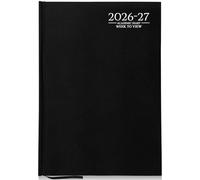 G4GADGET 2026-2027 Academic Diary A5 Week To View Black Hardback - August 2026 to July 2027 Weekly Planner, Student Teacher School Organizer, Timetable & Appointment Year Planner