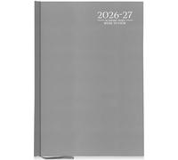 G4GADGET 2026-2027 Academic Diary A5 Week To View Grey Hardback - August 2026 to July 2027 Weekly Planner, Student Teacher School Organizer, Timetable & Appointment Year Planner