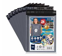 G4GADGET 25 Pack Large Grey Mailing Bags 17x24 [432mm x 610mm] - Strong Postage Bags for Clothes, Vinted Shipping, Parcel Packaging, Delivery, Mailing & Posting