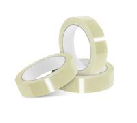 G4GADGET 3 Pack Clear Cello Tape - 24mm Wide, 45 Micron Thick, Strong Transparent Adhesive Tape for Packing, Wrapping & Office Use